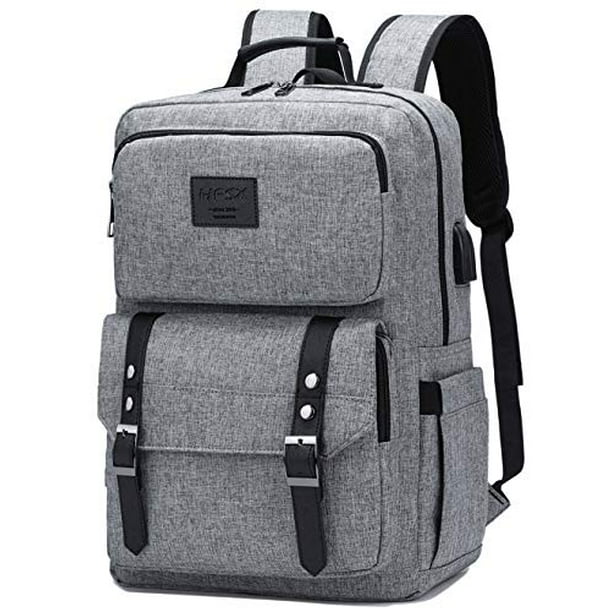 Laptop Backpack for Men Women School College Vintage Back Pack Messenger Bag Casual Daypack for Work Hiking Outdoors TAK